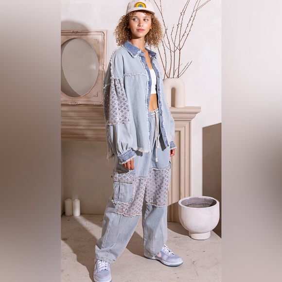 POL Oversized denim pants - Picture 4 of 5
